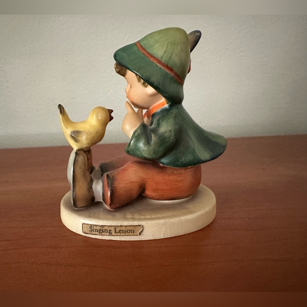 Titled Singing Lesson. Vintage Hummel. No longer produced